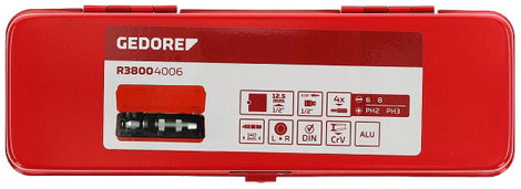 Gedore RED 3301399 Csavarlazító készlet 5. kép
