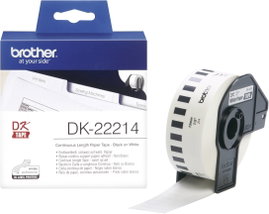 Brother DK-22214 Etikett tekercs 12 mm x 30.48 m Papír Fehér 1 db Véglegesen tapadó DK22214 Univerzá