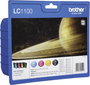 Brother LC-1100 #####Tinte Eredeti Fekete, Cián, Bíbor, Sárga bélyegkép