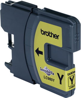 Brother Tinta Tintenpatrone Eredeti Sárga LC980Y