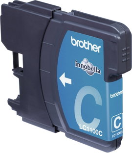 Brother LC-1100C #####Tinte Eredeti helyettesíti Brother LC-1100C Cián