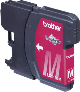 Brother LC-1100M #####Tinte Eredeti helyettesíti Brother LC-1100M Bíbor