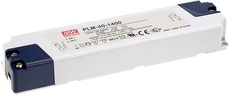 Mean Well PLM-25-500 LED meghajtó Állandó áramú 25 W 0.5 A 30 - 50 V/DC Bútorhoz alkalmas, Túlterhel