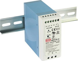 Kalapsín tápegység 1x 24 V/DC 1,74 A 40 W, Mean Well MDR-40-24