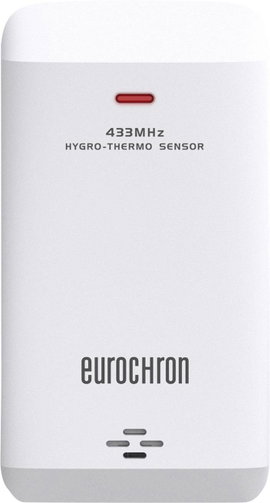 Eurochron EC-3521224 Hőmérséklet-/légnedvesség érzékelő 433 Mhz rádiójel