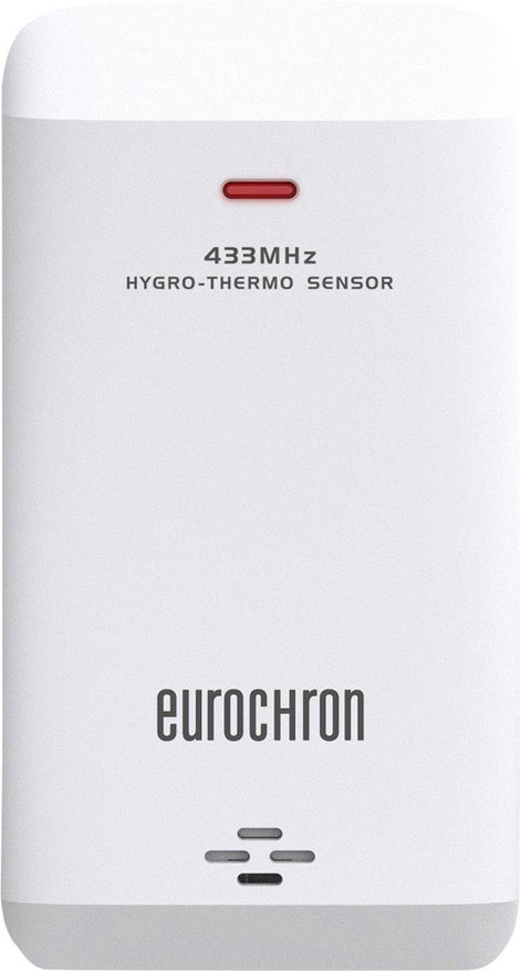 Eurochron EC-3521224 Hőmérséklet-/légnedvesség érzékelő 433 Mhz rádiójel
