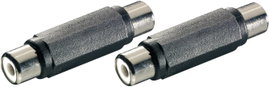 SpeaKa Professional SP-7869816 RCA Audio Átalakító [1x RCA alj - 1x RCA alj] Fekete