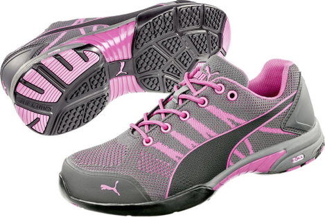 PUMA Celerity Knit Pink 642910-35 Biztonsági cipő S1 Cipőméret (EU): 35 Szürke, Rózsaszín 1 db 2. kép