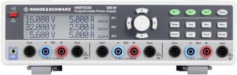 Rohde & Schwarz HMP2030 Labortápegység, szabályozható 32 V (max.) 5 A (max.) 188 W Távirányítható, P 2. kép