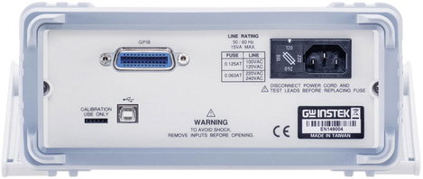 Digitális asztali multiméter CAT II 600 V, 50000 digit, GW Instek GDM-8342USB 2. kép