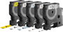DYMO 45018 + 45013 + 45010 + 40913 + 43613 Feliratozó szalag 5 részes készlet Szalagszín: Fehér, Sár bélyegkép