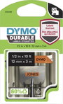 DYMO 1978367 Feliratozó szalag Vinyl Szalagszín: Narancs Szövegszín: Fekete 12 mm 3 m 4. bélyegkép