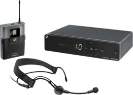 Sennheiser XSW 1-ME3-E Headset Vezeték nélküli mikrofon készlet Átviteli mód:Rádiójel vezérlésű