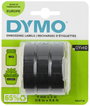 DYMO 3D Feliratozó szalag 3 részes készlet Szalagszín: Fekete Szövegszín: Fehér 9 mm 3 m 2. bélyegkép