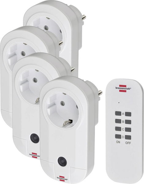 Brennenstuhl Comfort-Line 1507050 Dugalj készlet vezeték nélküli Beltér 1000 W