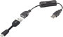 Renkforce USB kábel USB 2.0 USB-A dugó, Apple Lightning dugó 0.30 m Fekete Be-/kikapcsolóval, aranyo bélyegkép