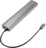 Renkforce 6+1 port USB 3.1 gen. 1 hub Pass-Through áramcsatlakozóval, Alumínium házzal Ezüst 8. bélyegkép