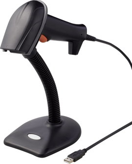 1D/2D lézeres vonalkód olvasó, USB, Renkforce RF-3376032
