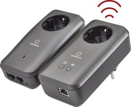 Renkforce PL600D WiFi Powerline WLAN kezdő készlet 500 MBit/s