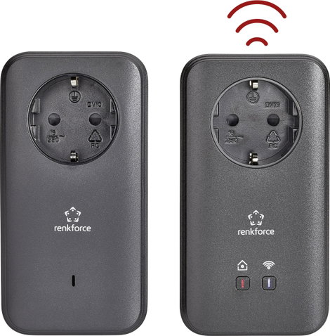 Renkforce PL600D WiFi Powerline WLAN kezdő készlet 500 MBit/s 2. kép