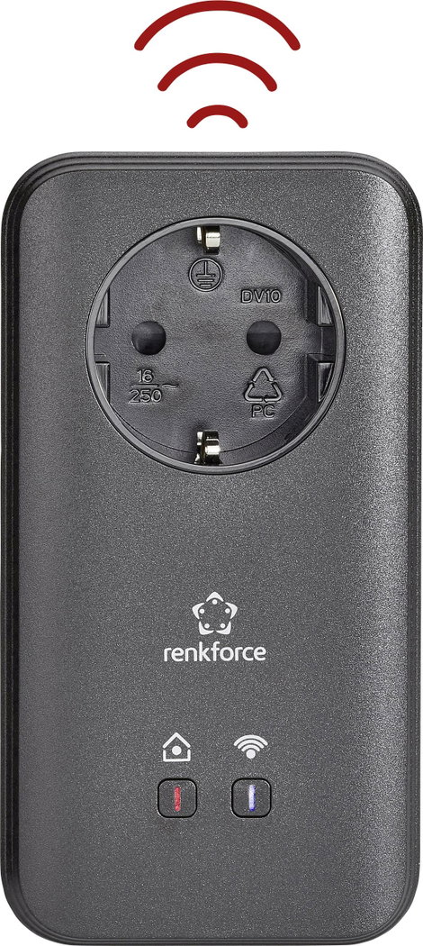 Renkforce PL600D WiFi Powerline WLAN önálló adapter RF-3385556 500 MBit/s 2. kép