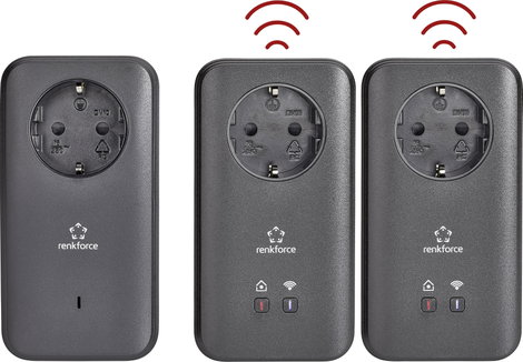 Renkforce PL600D WiFi Powerline WLAN hálózati készlet 500 MBit/s