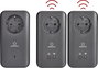 Renkforce PL600D WiFi Powerline WLAN hálózati készlet 500 MBit/s bélyegkép