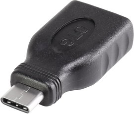 Renkforce USB 3.0 Átalakító [1x USB-C® dugó - 1x USB 3.2 Gen 1 A alj] OTG funkcióval, aranyozott éri