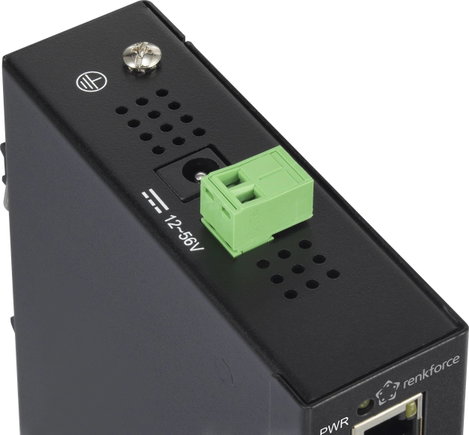 8 portos ipari Ethernet switch kalapsínre szereléshez, Renkforce FEH-800 RF-3394868 4. kép