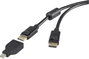 Renkforce Mini DisplayPort / Kijelző csatlakozó Átalakító kábel Mini DisplayPort dugó, DisplayPort d bélyegkép