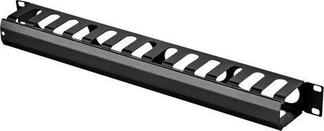 Renkforce RF-3429150 19 coll Hálózati szekrény kábelvezető 1 ME Fekete 4. kép