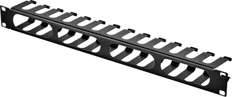 Renkforce RF-3429150 19 coll Hálózati szekrény kábelvezető 1 ME Fekete 5. kép