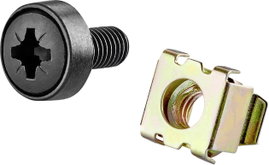 Renkforce RF-3429166 10 coll, 19 coll Hálózati szekrény rögzítő anyag Fekete