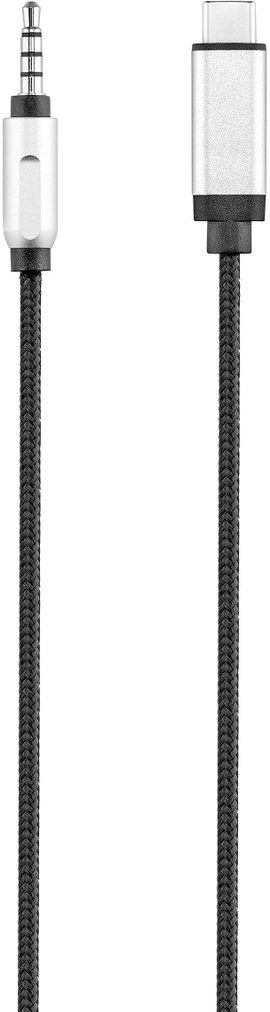 Renkforce RF-3432030 USB / Jack Audio Csatlakozókábel [1x USB-C® dugó - 1x Jack dugó, 3,5 mm-es] 1.2