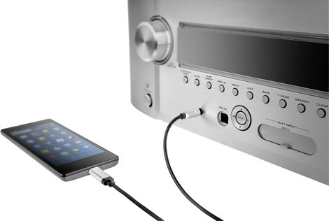 Renkforce RF-3432030 USB / Jack Audio Csatlakozókábel [1x USB-C® dugó - 1x Jack dugó, 3,5 mm-es] 1.2 3. kép