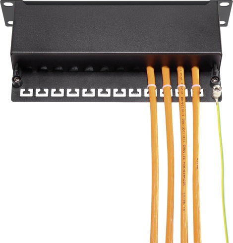 Renkforce RF-3521390 10 coll Hálózati szekrény előlap Fekete 2. kép