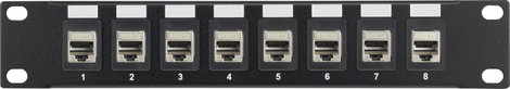 Renkforce RF-3521390 10 coll Hálózati szekrény előlap Fekete 5. kép
