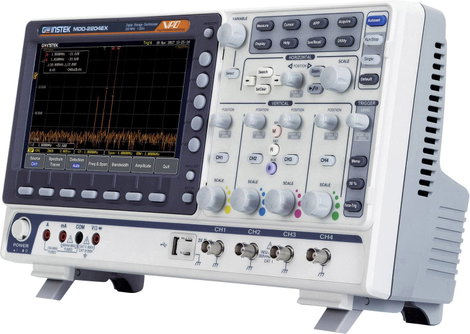 GW Instek MDO-2204EX Digitális oszcilloszkóp 200 MHz 1 GSa/mp 10 Mpts 8 bit Digitális memória (DSO), 2. kép
