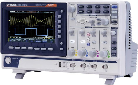 GW Instek GDS-1102B Digitális oszcilloszkóp 100 MHz 1 GSa/mp 10 Mpts 8 bit 1 db 2. kép