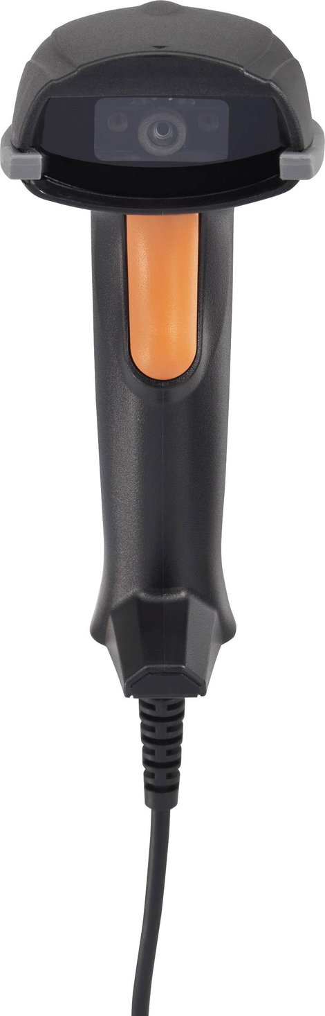 Renkforce LS6302J USB Kit 2D vonalkód szkenner Vezetékes 1D, 2D LED Fekete Kézi szkenner USB 1.1, US 2. kép