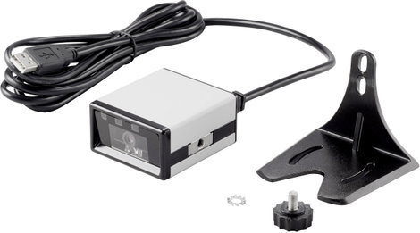 Renkforce FS5022J 2D vonalkód szkenner Vezetékes 2D Imager Ezüst, Fekete Asztali szkenner USB 3. kép