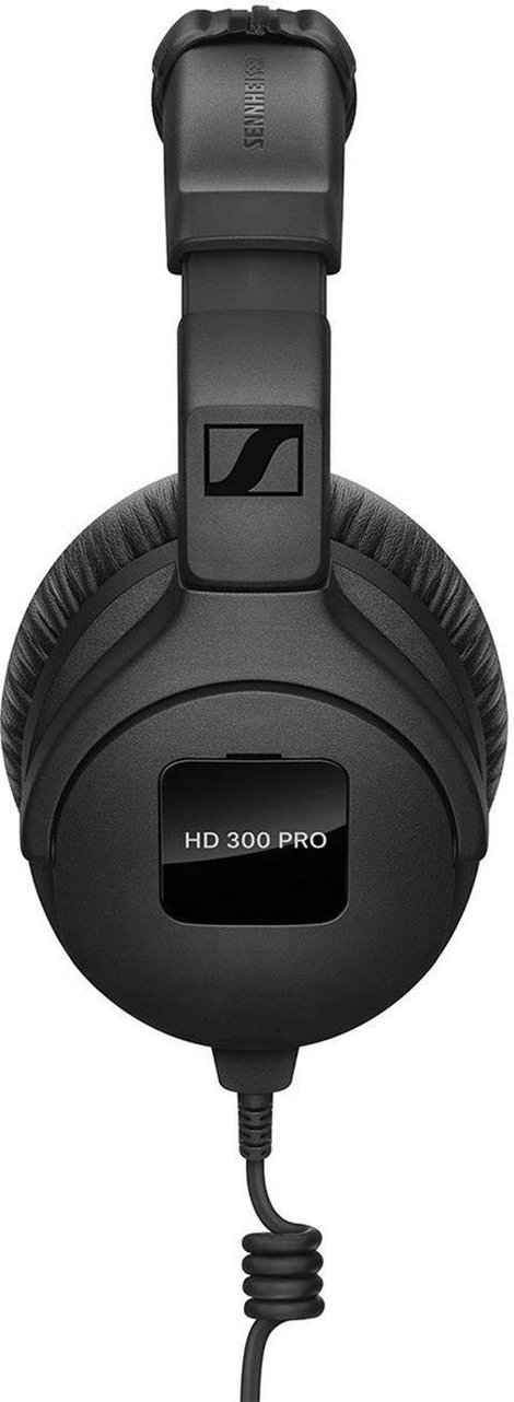Sennheiser HD 300 Pro HiFi Over Ear fejhallgató Vezetékes Fekete Összehajtható 4. kép