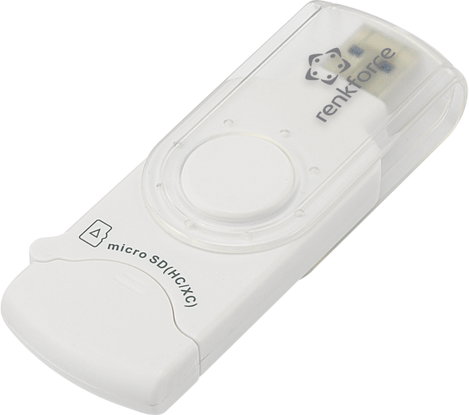Renkforce RF-3285273 Külső memóriakártya olvasó USB 3.2 (1. generáció) (USB 3.0) Fehér