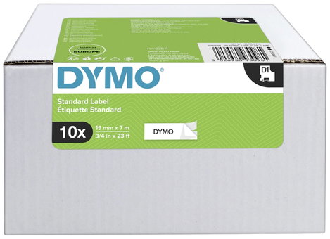 DYMO 2093098 Feliratozó szalag 10 részes készlet Újrahasznosított műanyag Szalagszín: Fehér Szövegsz 3. kép