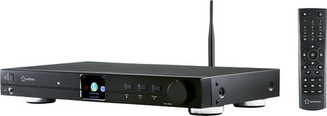 DAB+ és internetrádió, WLAN, LAN, Bluetooth®, DLNA, alu ház, Renkforce RF-DAB-IR1700 3. kép