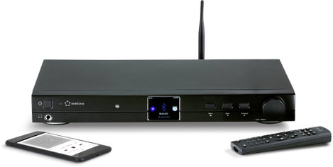 DAB+ és internetrádió, WLAN, LAN, Bluetooth®, DLNA, alu ház, Renkforce RF-DAB-IR1700 7. kép