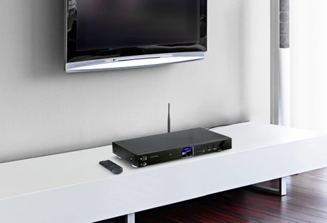 DAB+ és internetrádió, WLAN, LAN, Bluetooth®, DLNA, alu ház, Renkforce RF-DAB-IR1700 8. kép