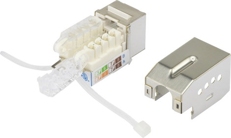 Renkforce RJ45 beépíthető modul Keystone CAT 6 3. kép