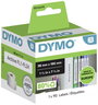 DYMO Etikett tekercs 99018 S0722470 38 x 190 mm Papír Fehér 110 db Véglegesen tapadó Mappa etikett bélyegkép