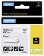DYMO 18445 Feliratozó szalag Vinyl Szalagszín: Fehér Szövegszín: Fekete 19 mm 5.5 m 2. bélyegkép